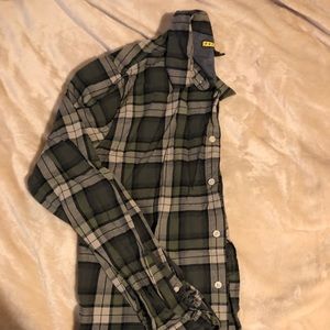 Olive flannel